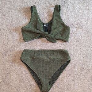 Beach Riot Olive Green Bikini Set